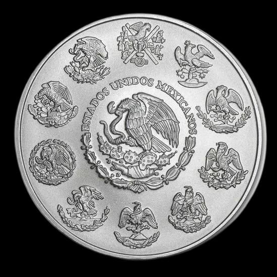 Mexican Libertad 2 uncje srebra 2021 - Back