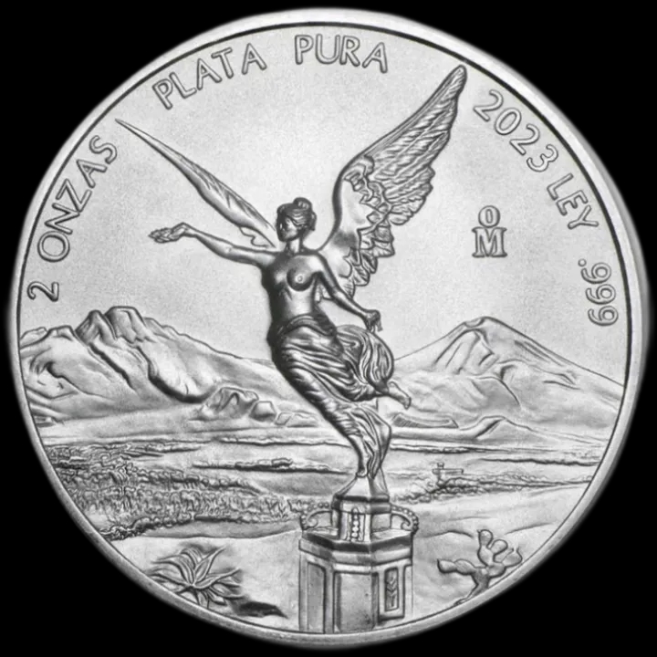 Mexican Libertad 2 uncje srebra 2023 - Front