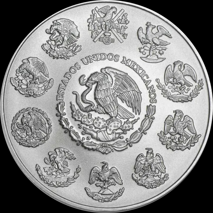 Mexican Libertad 5 uncji srebra 2024 - Back