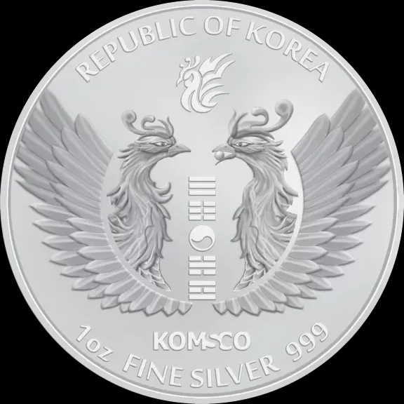 Korean Phoenix 1 uncja Srebra 2023 - Back