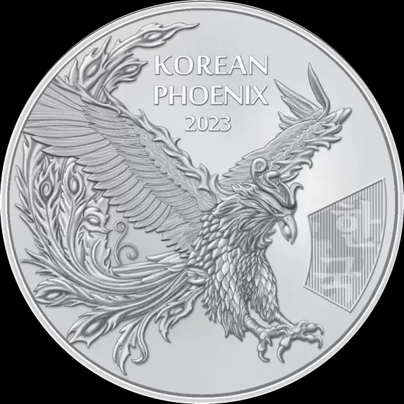 Korean Phoenix 1 uncja Srebra 2023 - Front