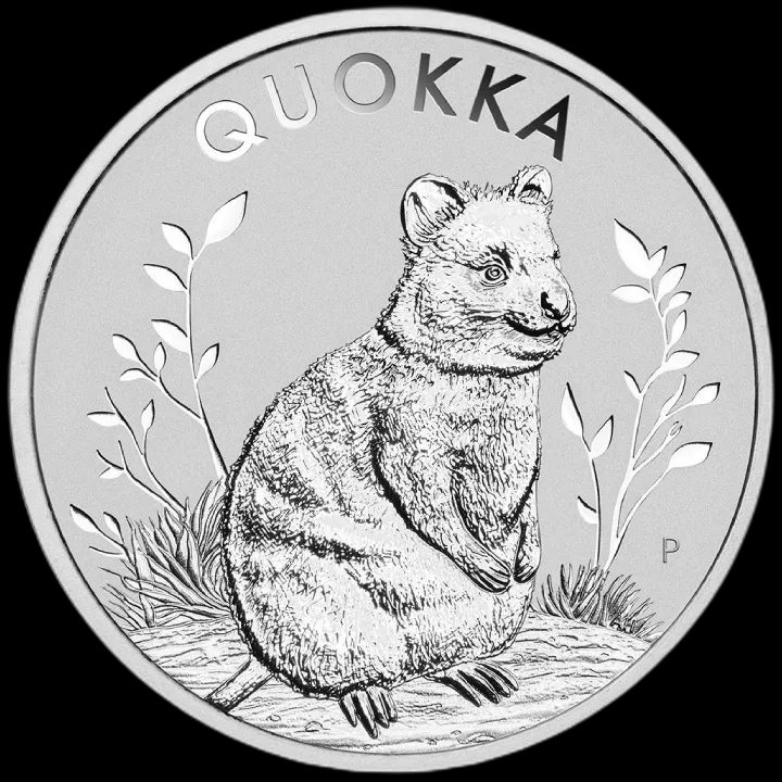 Quokka 1 uncja Srebra 2023 - Front
