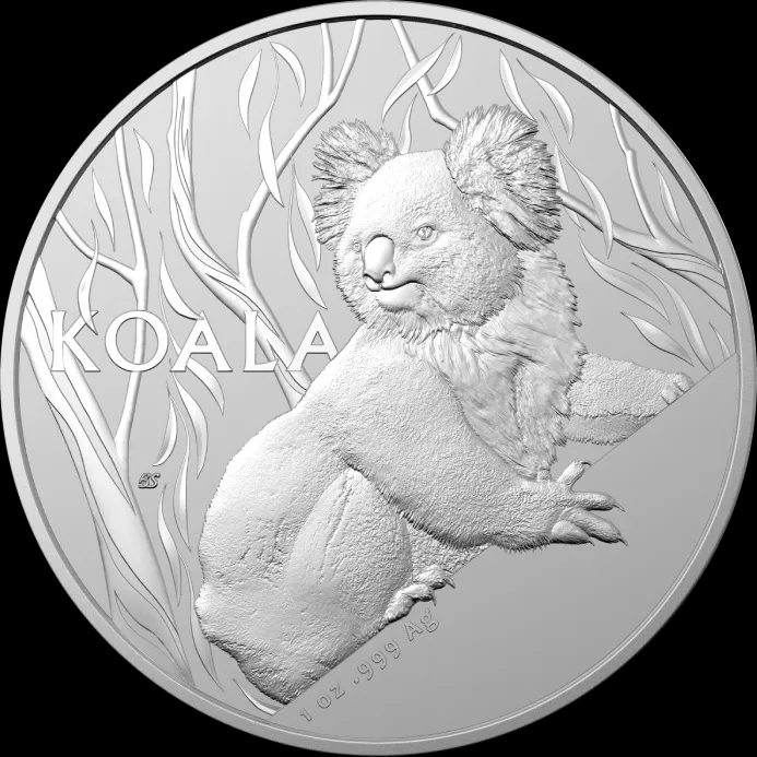 Koala RAM 1 uncja Srebra 2024 - Front