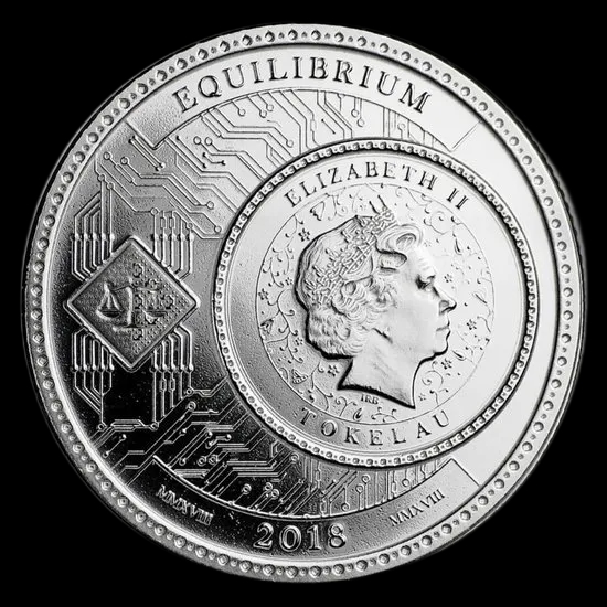 Equilibrium 1 uncja Srebra 2018 - Back
