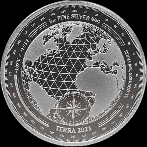 Terra 1 uncja Srebra 2021 - Front