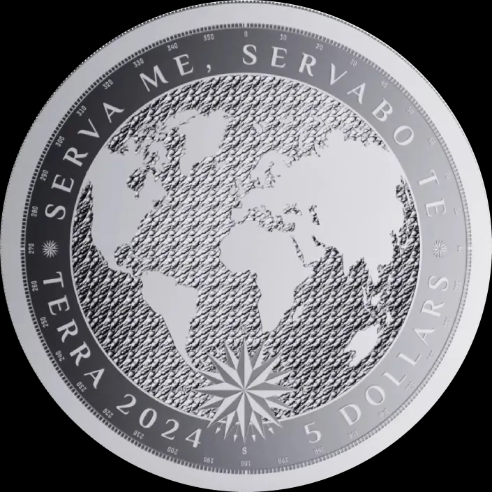 Terra 1 uncja Srebra 2024 - Front
