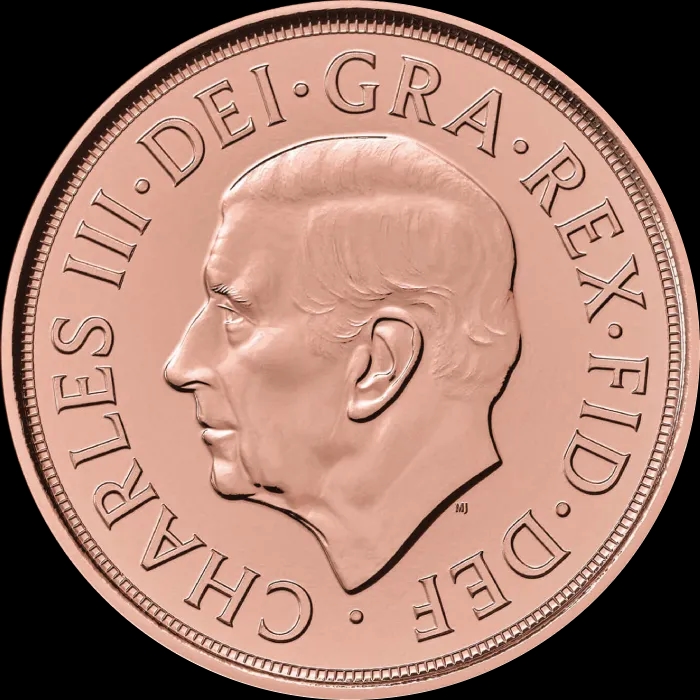 Złoty Suweren Karol III 2024 - Back