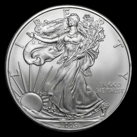 Amerykański Orzeł 1 uncja srebra 2009 - Front