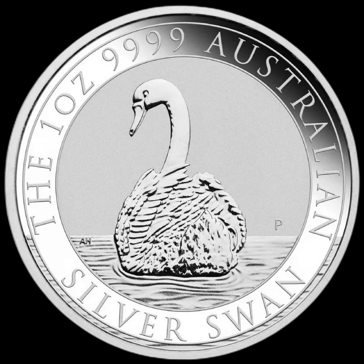 Australijski Łabędź 1 uncja srebra 2023 - Front