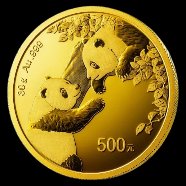 Chińska Panda 30g złota 2023 - Front