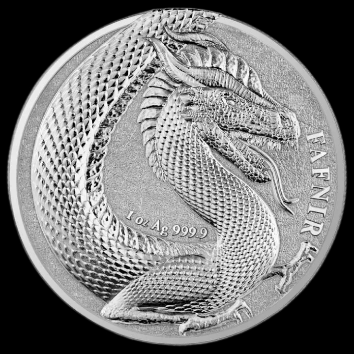 Germania Beasts: Fafnir 1 uncja srebra 2020 - Front