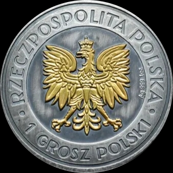 Folwark 1 uncja srebra 2023 Antique Gold - Back