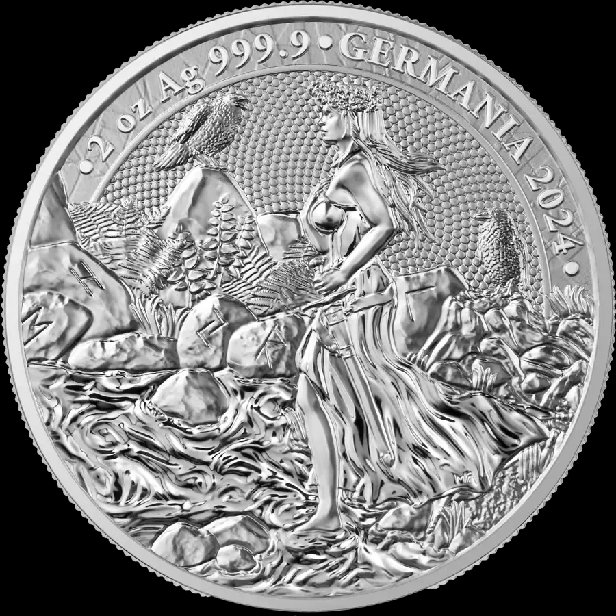 Germania 2 uncje Srebra 2024 - Front