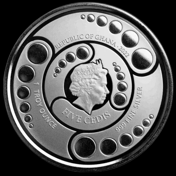 Ghana Alien 1 uncja Srebra 2022 - Back