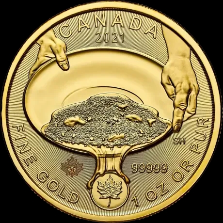 Gorączka Złota 1 uncja złota 2021 - Front