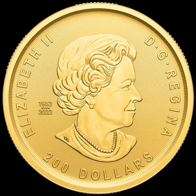 Klondike Gorączka Złota 1 uncja złota 2023 - Back