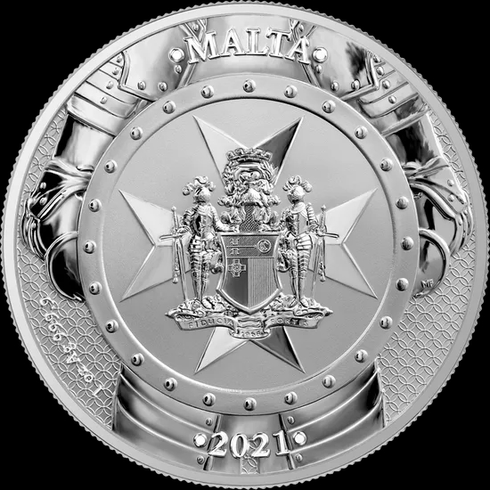Knights of The Past 1 uncja Srebra 2021 - Back