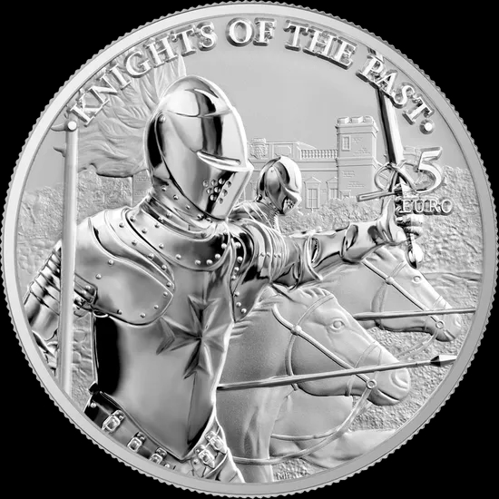 Knights of The Past 1 uncja Srebra 2021 - Front