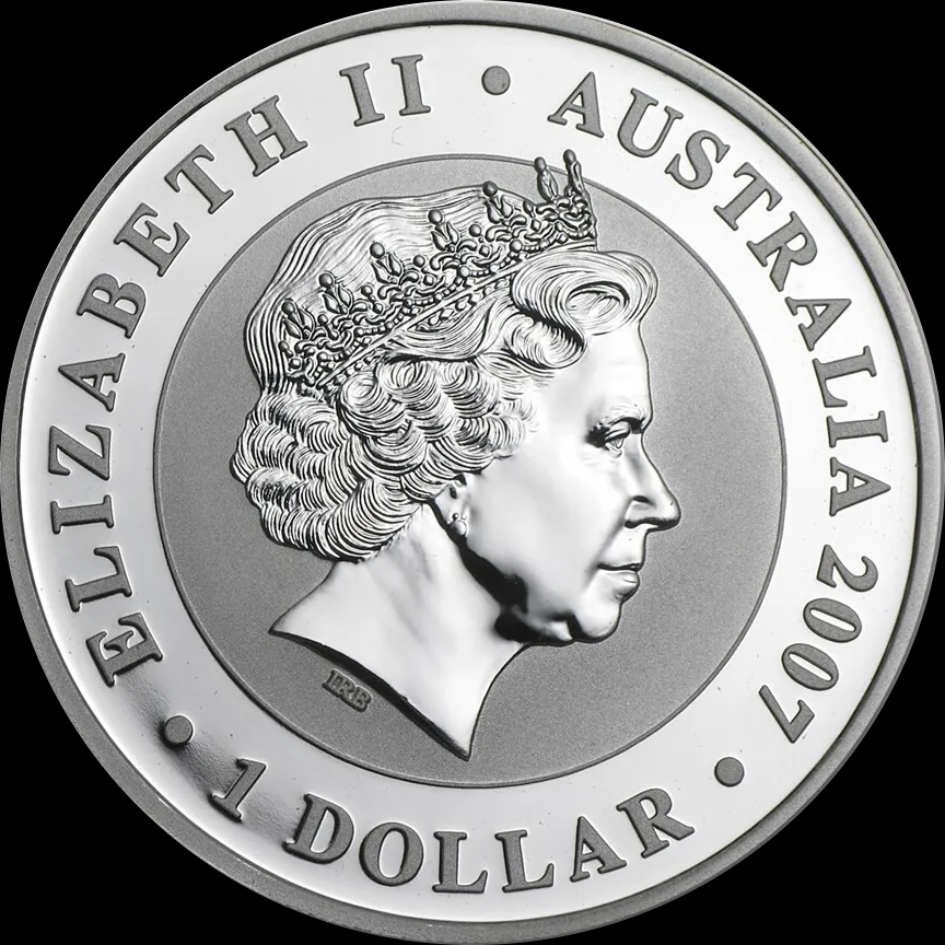 Koala 1 uncja srebra 2007 - Back