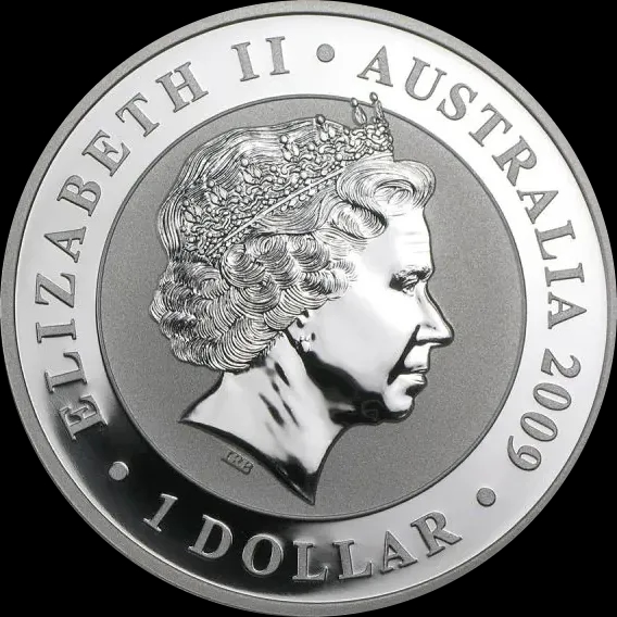 Koala 1 uncja srebra 2009 - Back