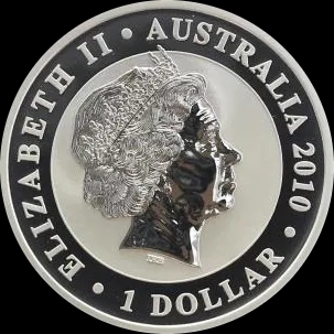 Koala 1 uncja srebra 2010 - Back