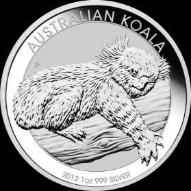 Koala 1 uncja srebra 2012 - Front