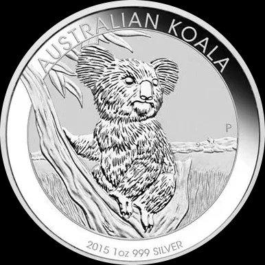 Koala 1 uncja srebra 2015 - Front