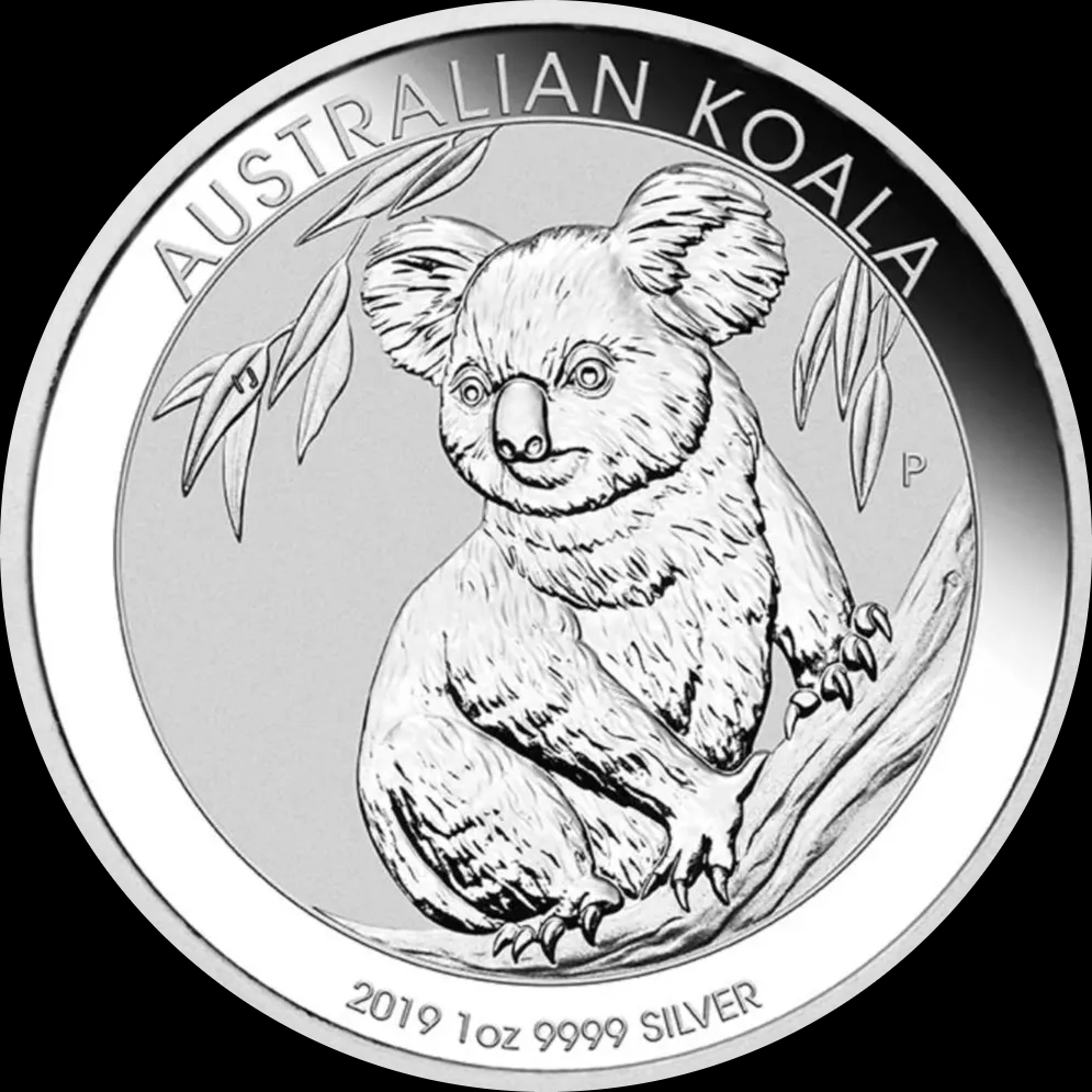Koala 1 uncja srebra 2019 - Front