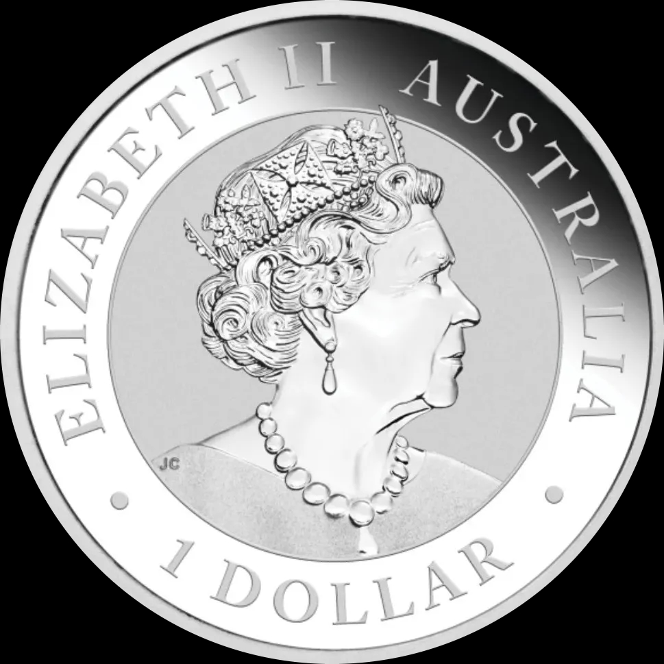 Koala 1 uncja srebra 2021 - Back