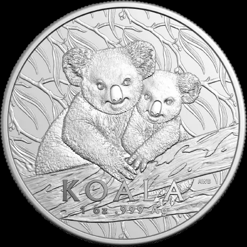 Koala RAM 1 uncja Srebra 2025 - Front