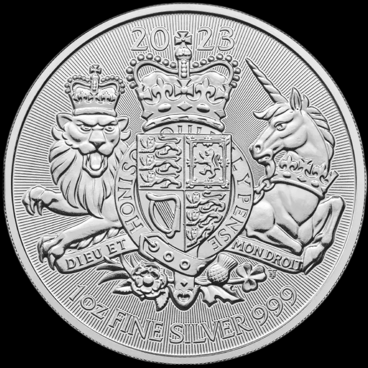 Królewskie Herby 1 uncja srebra 2023 - Front