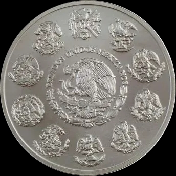 Mexican Libertad 1 uncja Srebra Losowe Lata - Back