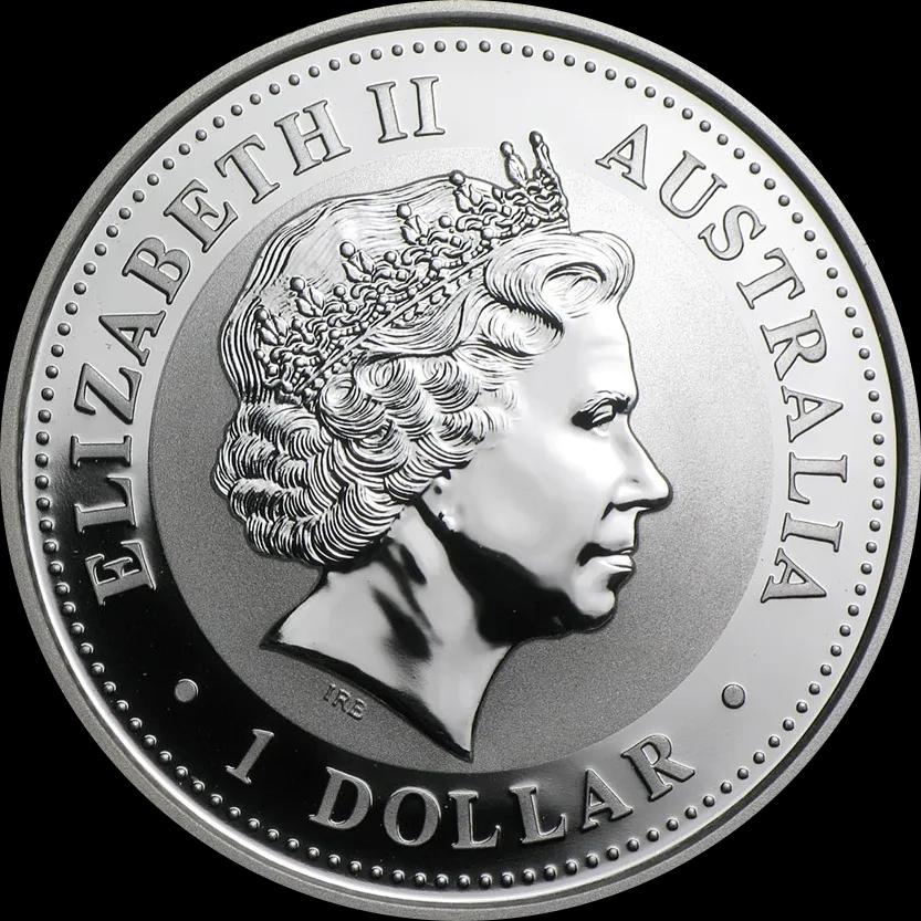 Lunar I Rok Konia 1 uncja Srebra 2002 - Back
