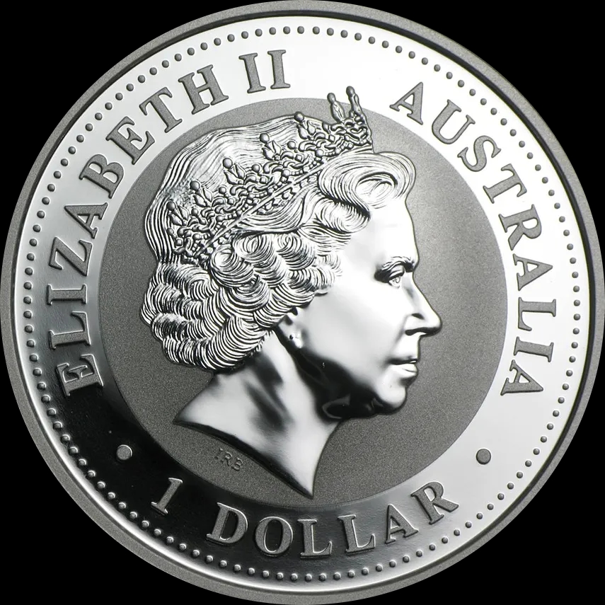 Lunar I Rok Kozy 1 uncja Srebra 2003 - Back