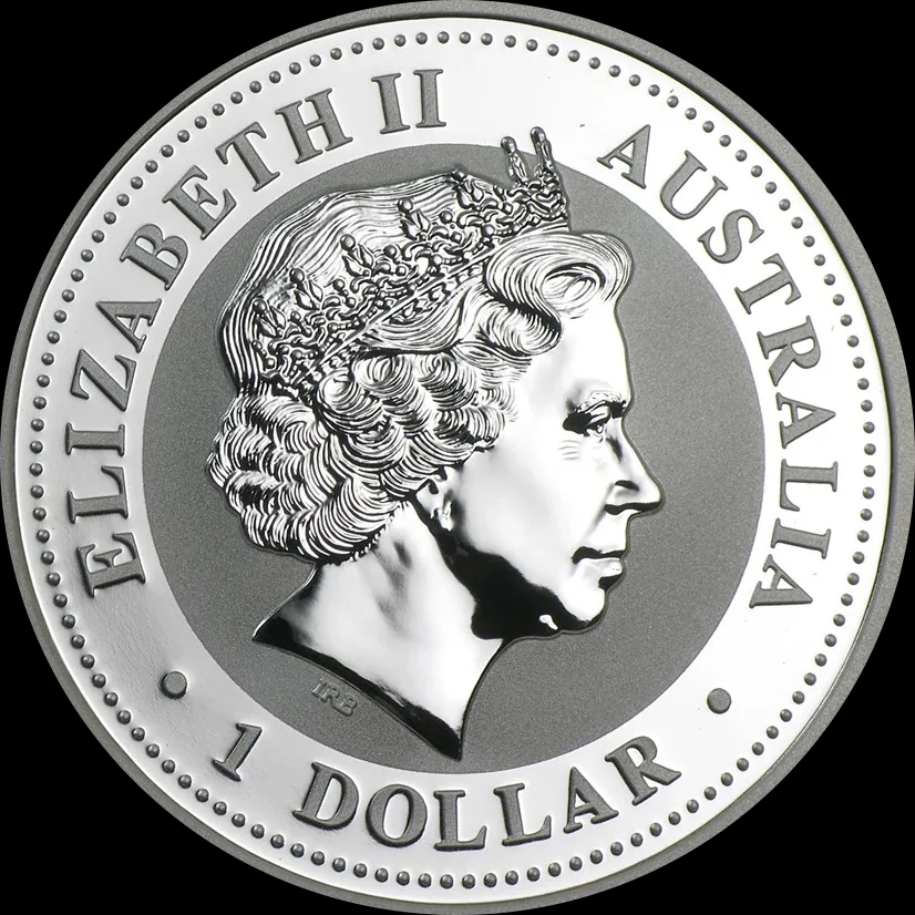 Lunar I Rok Małpy 1 uncja Srebra 2004 - Back