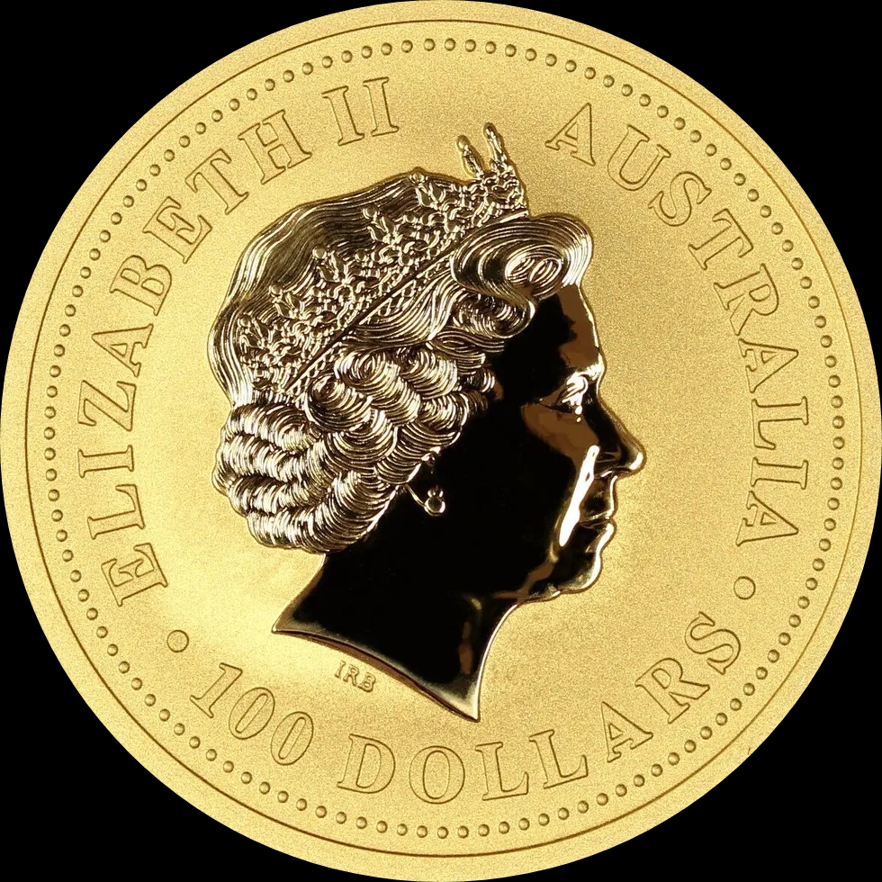 Lunar I Rok Małpy 1 uncja Złota 2004 - Back