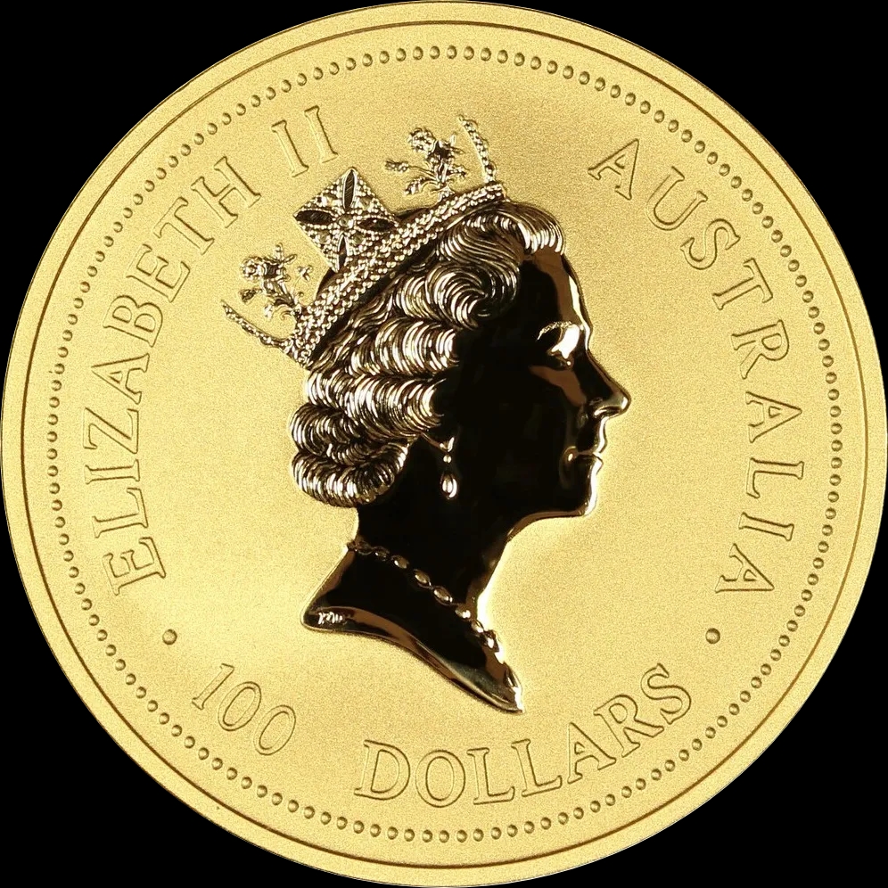 Lunar I Rok Myszy 1 uncja Złota 1996 - Back