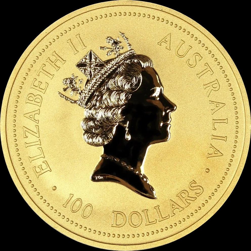 Lunar I Rok Tygrysa 1 uncja Złota 1998 - Back