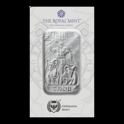 Norse Gods: Thor 10 uncji srebra - Front