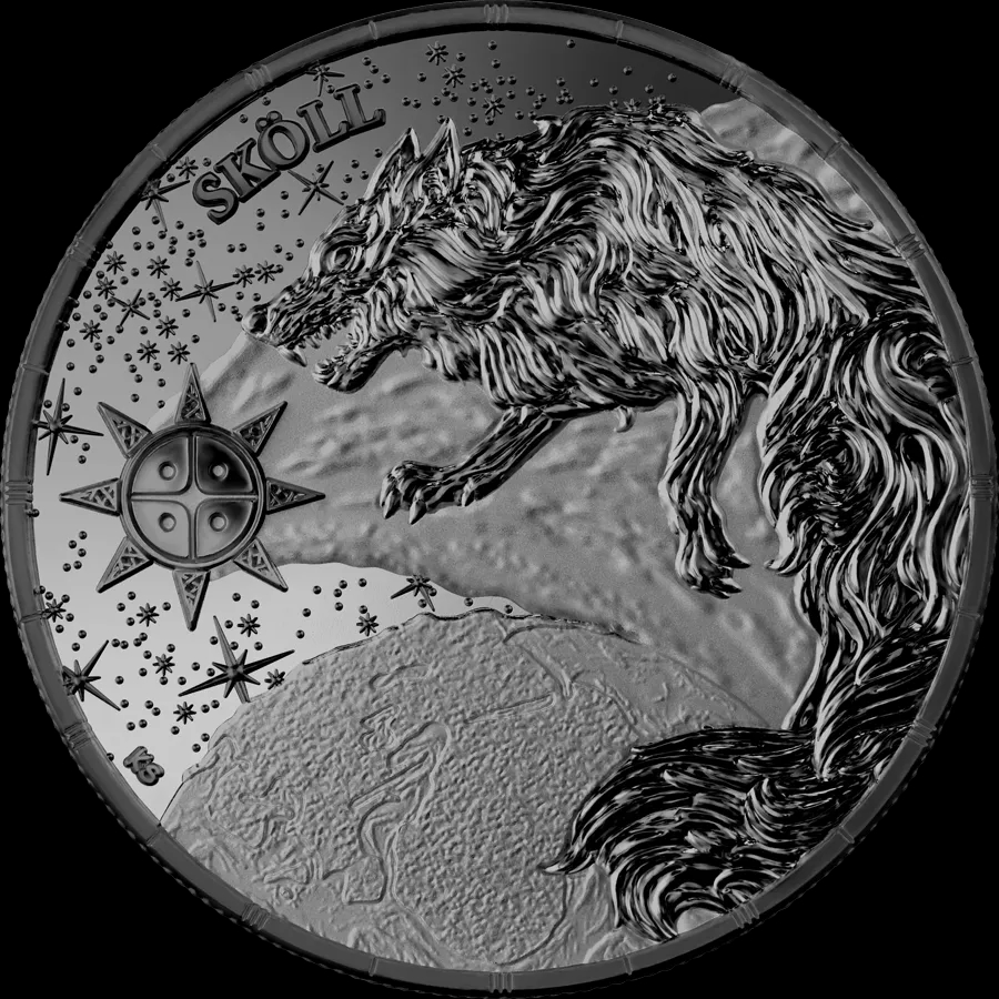 Ragnarok: Skoll 1 uncja Srebra 2024 - Front