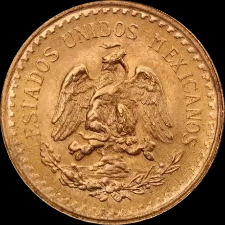 Złota Moneta 2,5 Pesos Hidalgo - Front