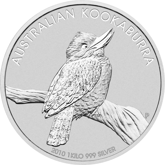 Kookaburra 1000g srebra 2010 - image 1