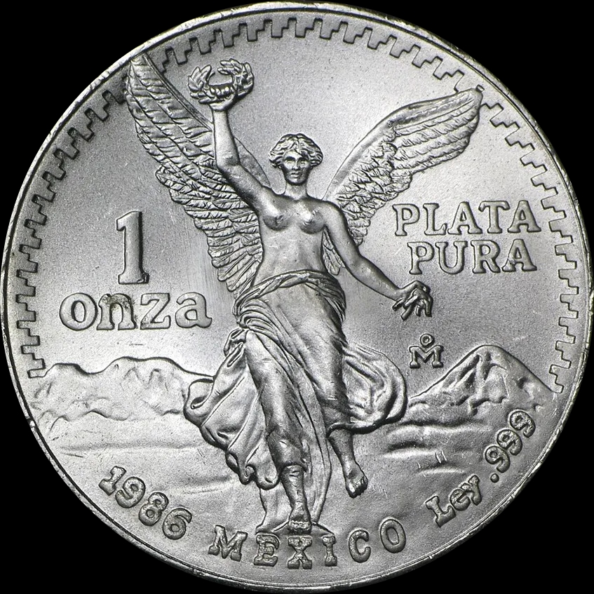 Mexican Libertad 1 uncja srebra 1986 - image 1