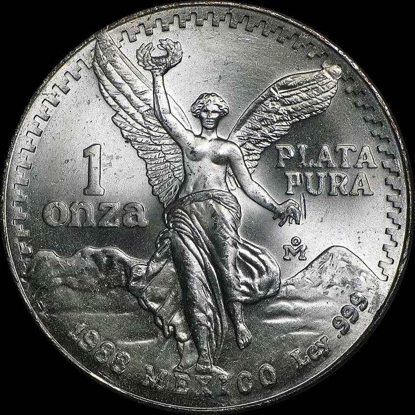 Mexican Libertad 1 uncja srebra 1988 - image 1