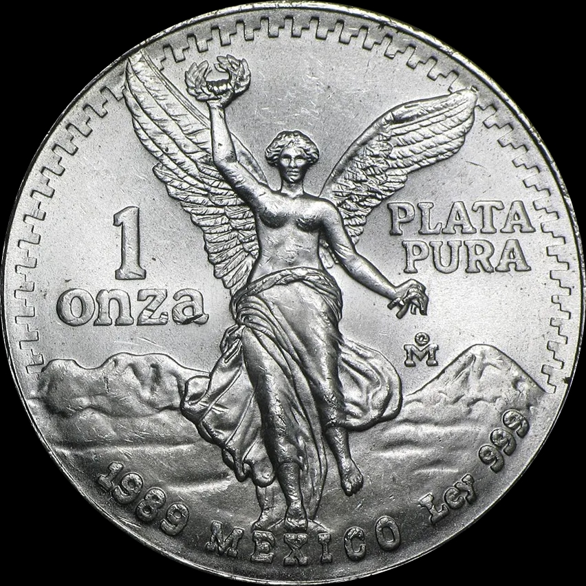 Mexican Libertad 1 uncja srebra 1989 - image 1