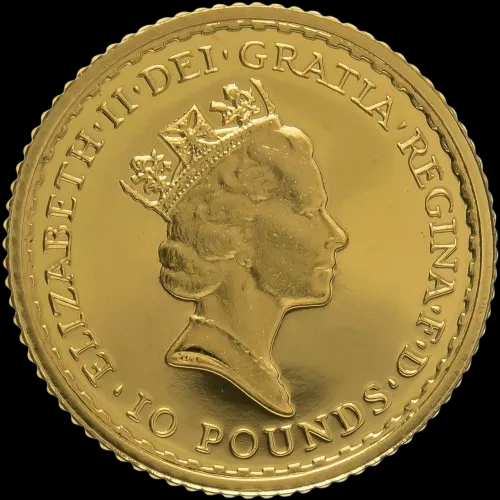Britannia 1/10 uncji Złota 1990 - image 2
