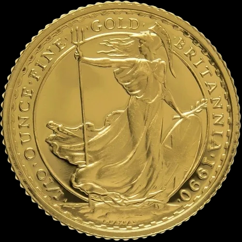 Britannia 1/10 uncji Złota 1990 - image 1