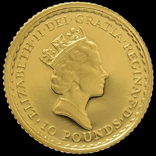 Britannia 1/10 uncji Złota 1992 - image 2