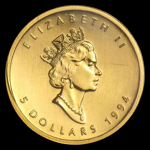 Kanadyjski Liść Klonowy 1/10 uncji złota 1994 - image 2