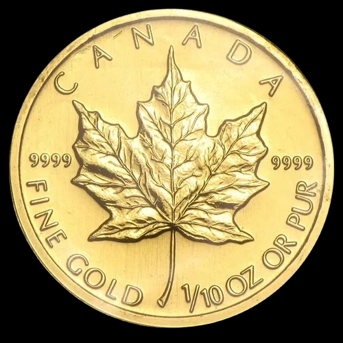 Kanadyjski Liść Klonowy 1/10 uncji złota 1995 - image 1